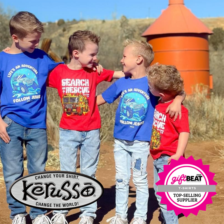 Image of kids with cool shirts
