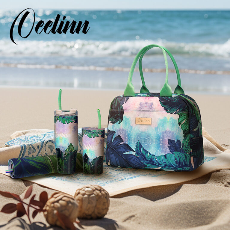 Oeelinn bag with matching water bottle