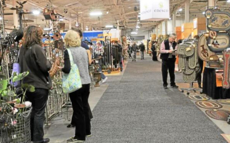 image of tradeshow booth at philly gift show