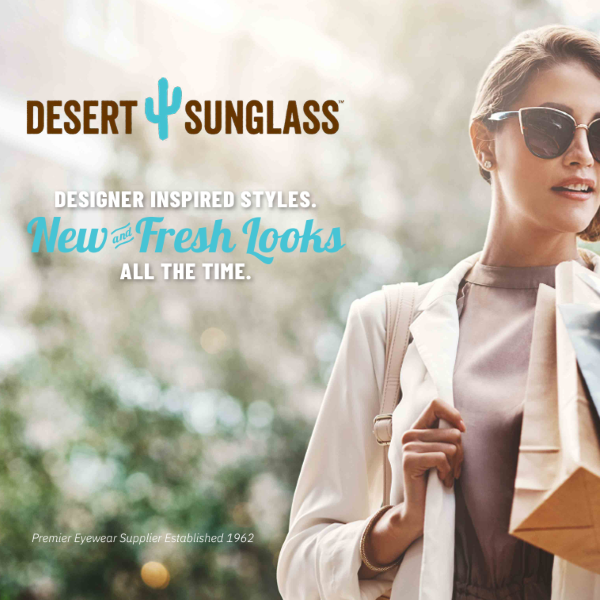 desert sunglass logo tag line image