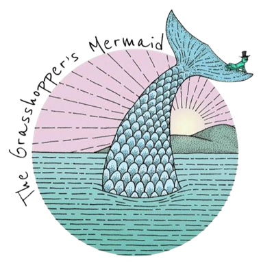 grasshopper mermaid logo