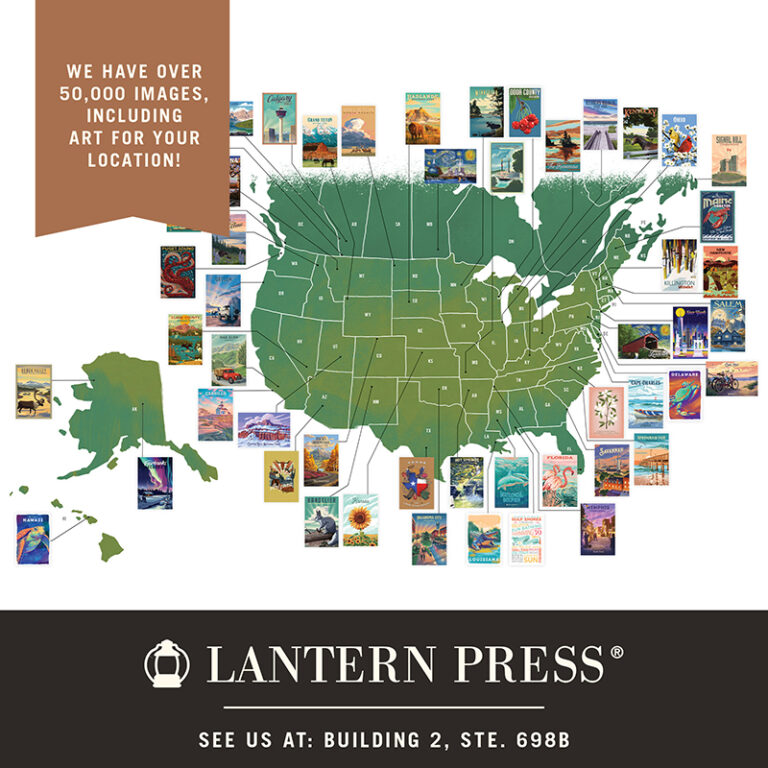 Lantern Press art for your location map