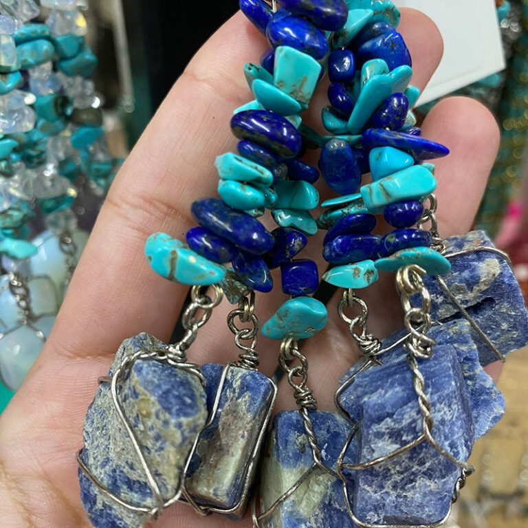 Pichincha blue stone jewelry