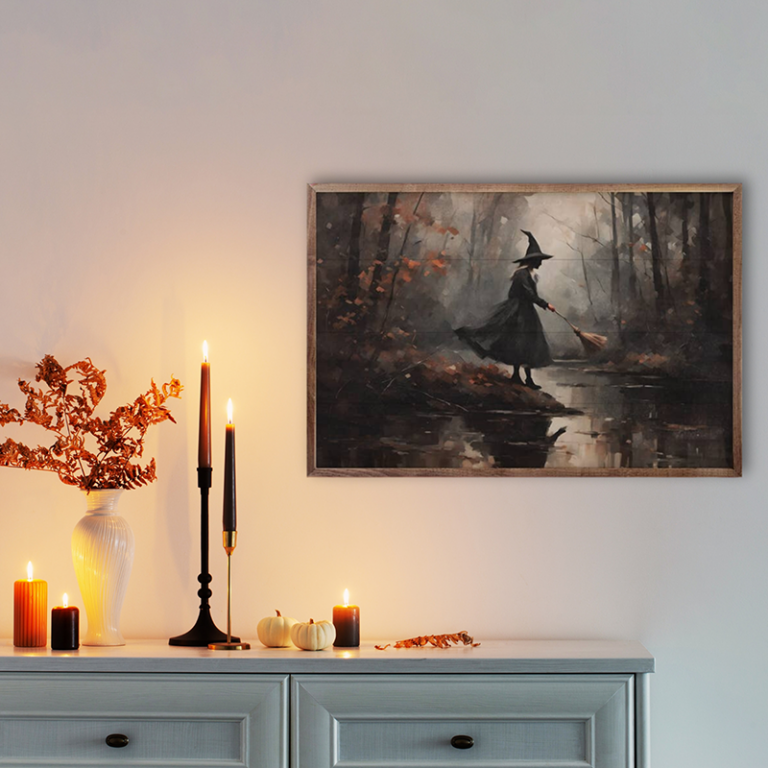 Kendrick Home Photo witch painting