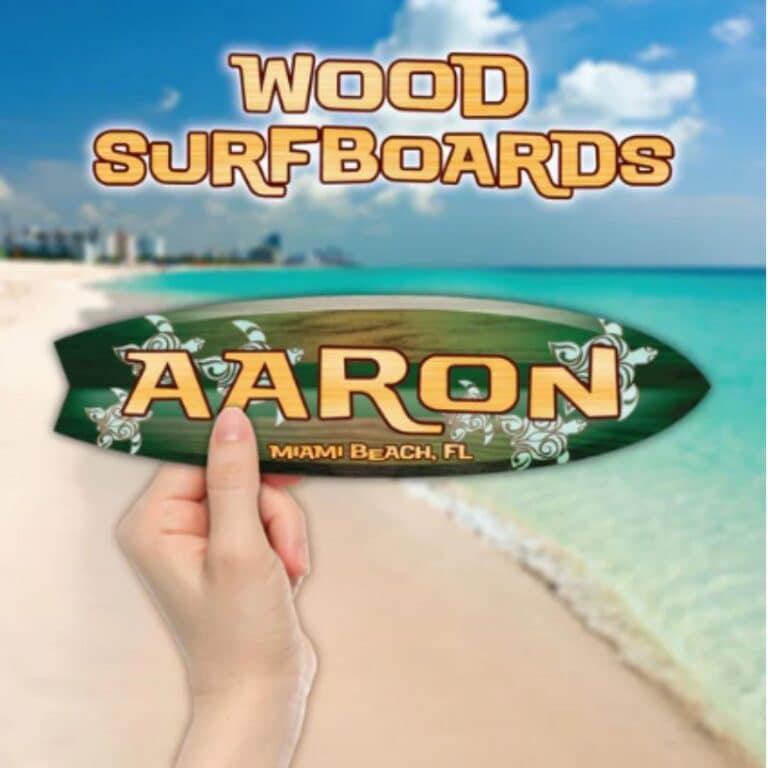 Scandical wood surfboard