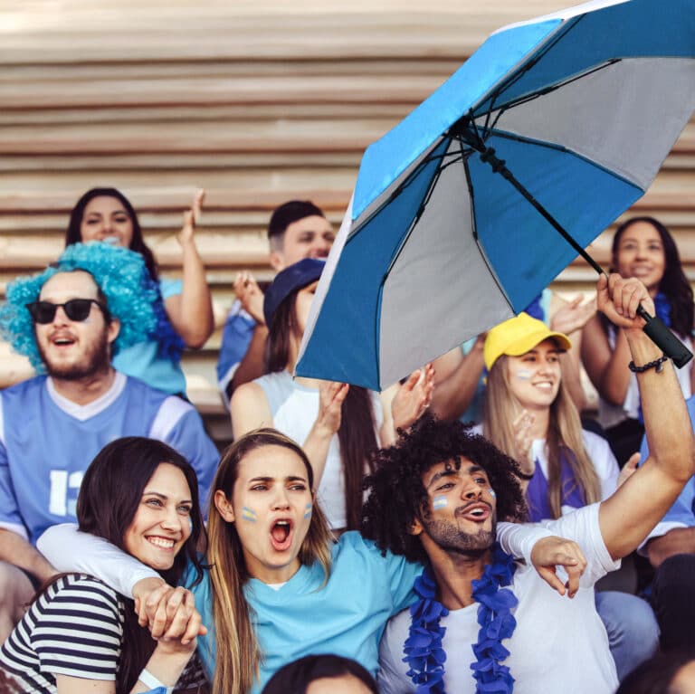 Calla team colors umbrella