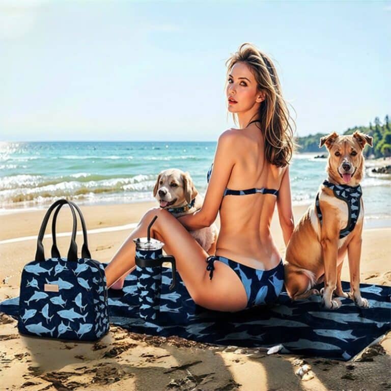 Oeelinn shark themed bags